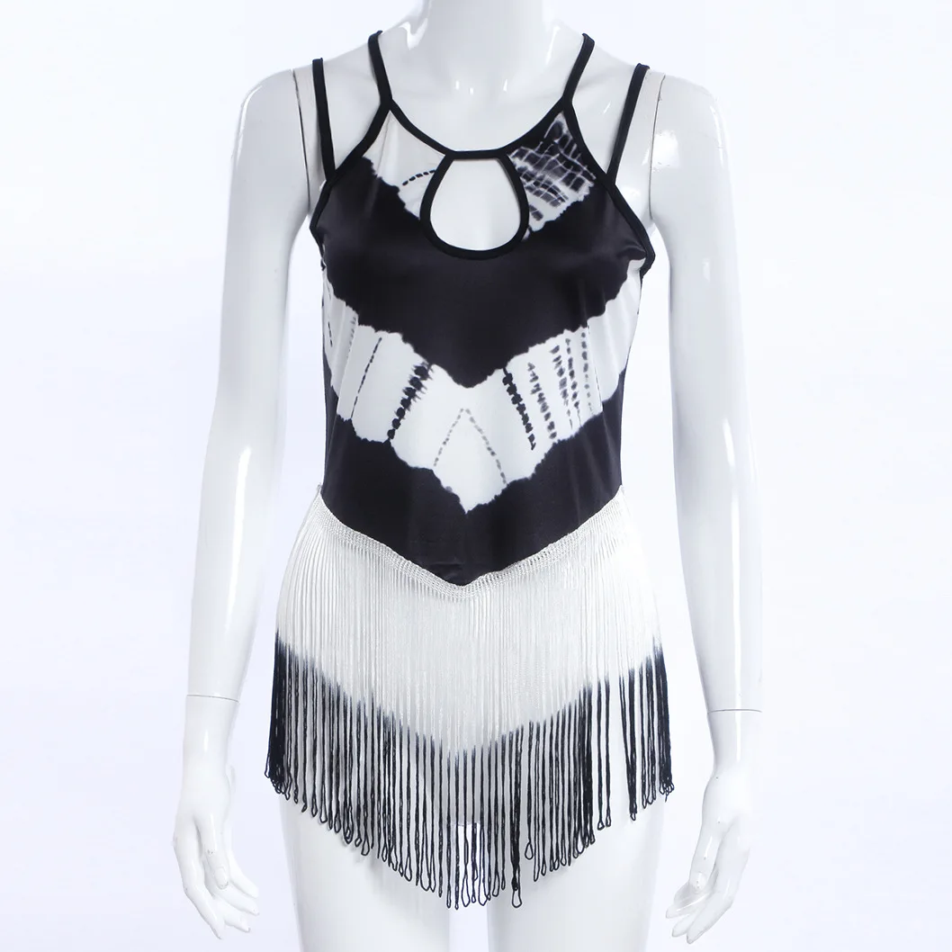 Брендовая блузка рубашка с принтом без рукавов модный Европейский стиль