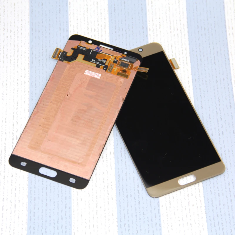 ЖК дисплей Super AMOLED 5 7 дюйма для SAMSUNG Galaxy Note Note5 N920A N9200 SM N920 N920C цифровой