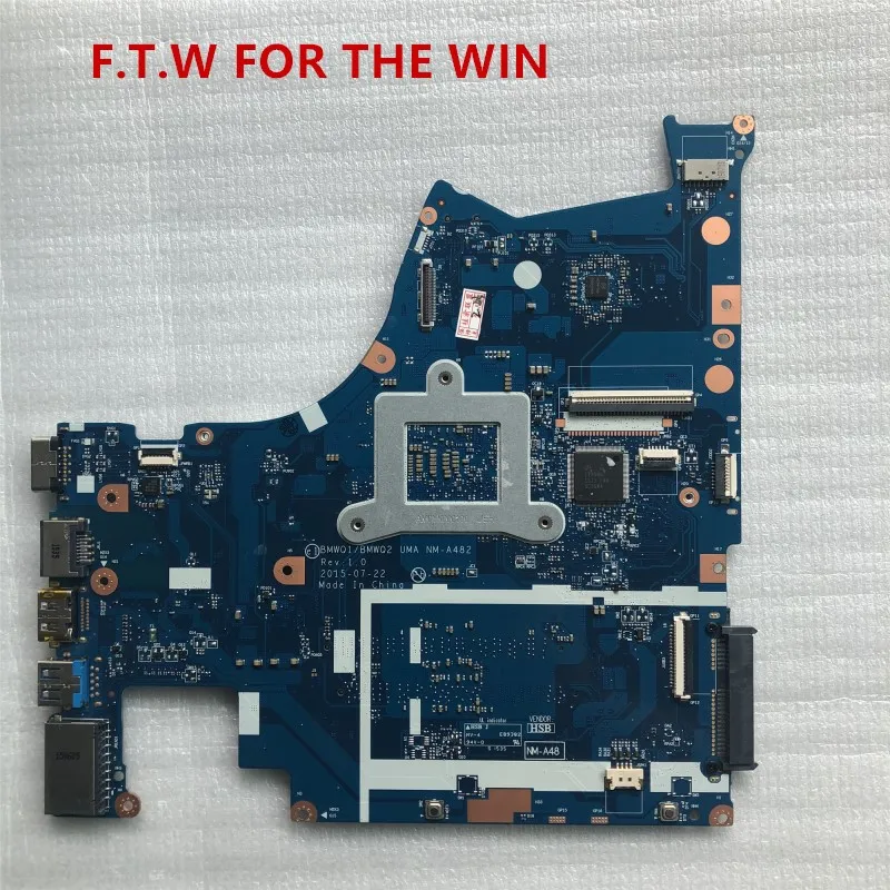 Bestellen BMWQ1/BMWQ2 NM-A482 MB Para Lenovo 300-15ISK Laptop Motherboard CPU SR2EY I5-6200U 100% Probado