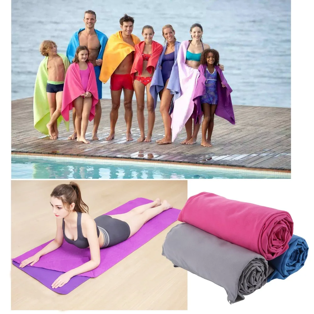 2 шт./компл. путешествия полотенце из микрофибры мягкой кожи быстросохнущие