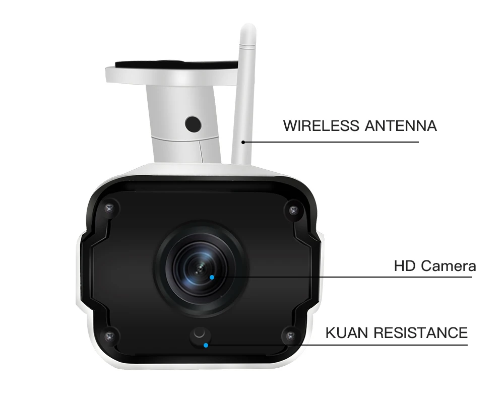 SDETER 1080P 720P IP камера Wifi Беспроводная CCTV пуля наружная Водонепроницаемая камера ночного видения IR Onvif P2P камера безопасности двухстороннее аудио