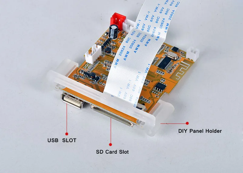 Аудио-видео декодер 4,3 ''ЖК-экран DTS модуль Bluetooth без потерь mp4/mp5 HD видео APE/WAV/MP3 декодирующая плата fm-модуль