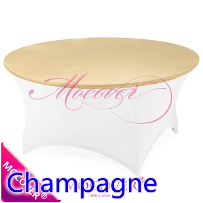 Настольная Крышка цвета шампанского подходящая для круглого стола 5ft 6ft верхняя