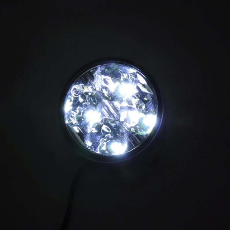 Светодио дный 2 шт. 4 светодио автомобильные белые светодиодные DRL дневные ходовые