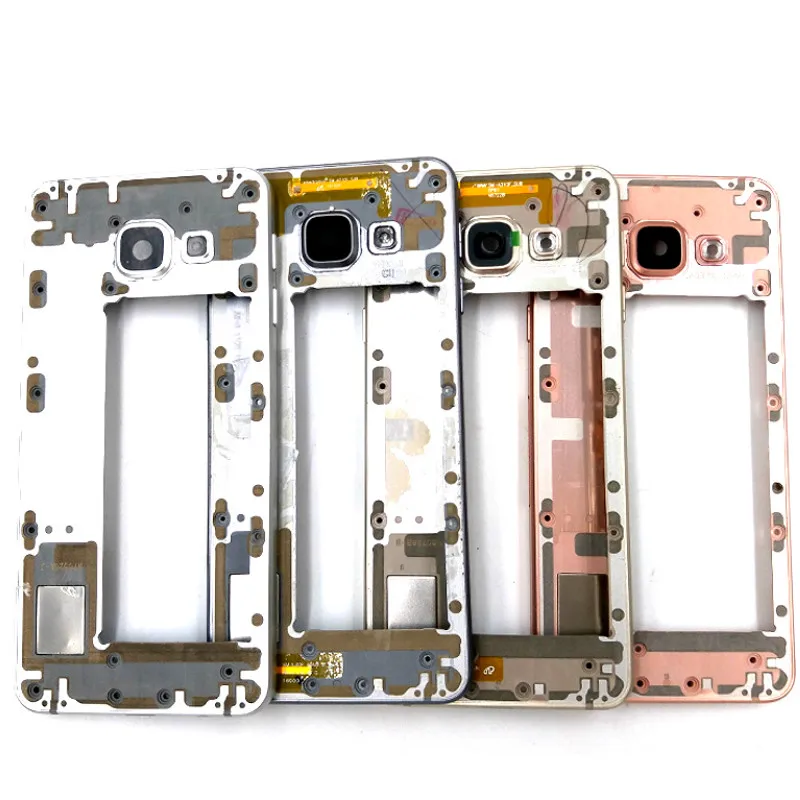 Для Samsung Galaxy A3 2016 A310 A310F полное покрытие корпуса стеклянная крышка батарейного