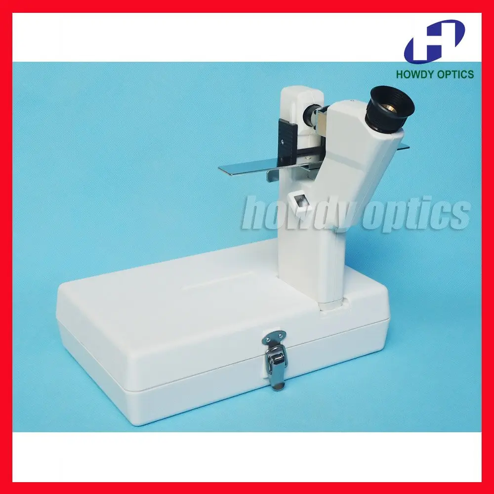 Портативный lensmeter портативный focimeter оптический lensometer AA на батарейках