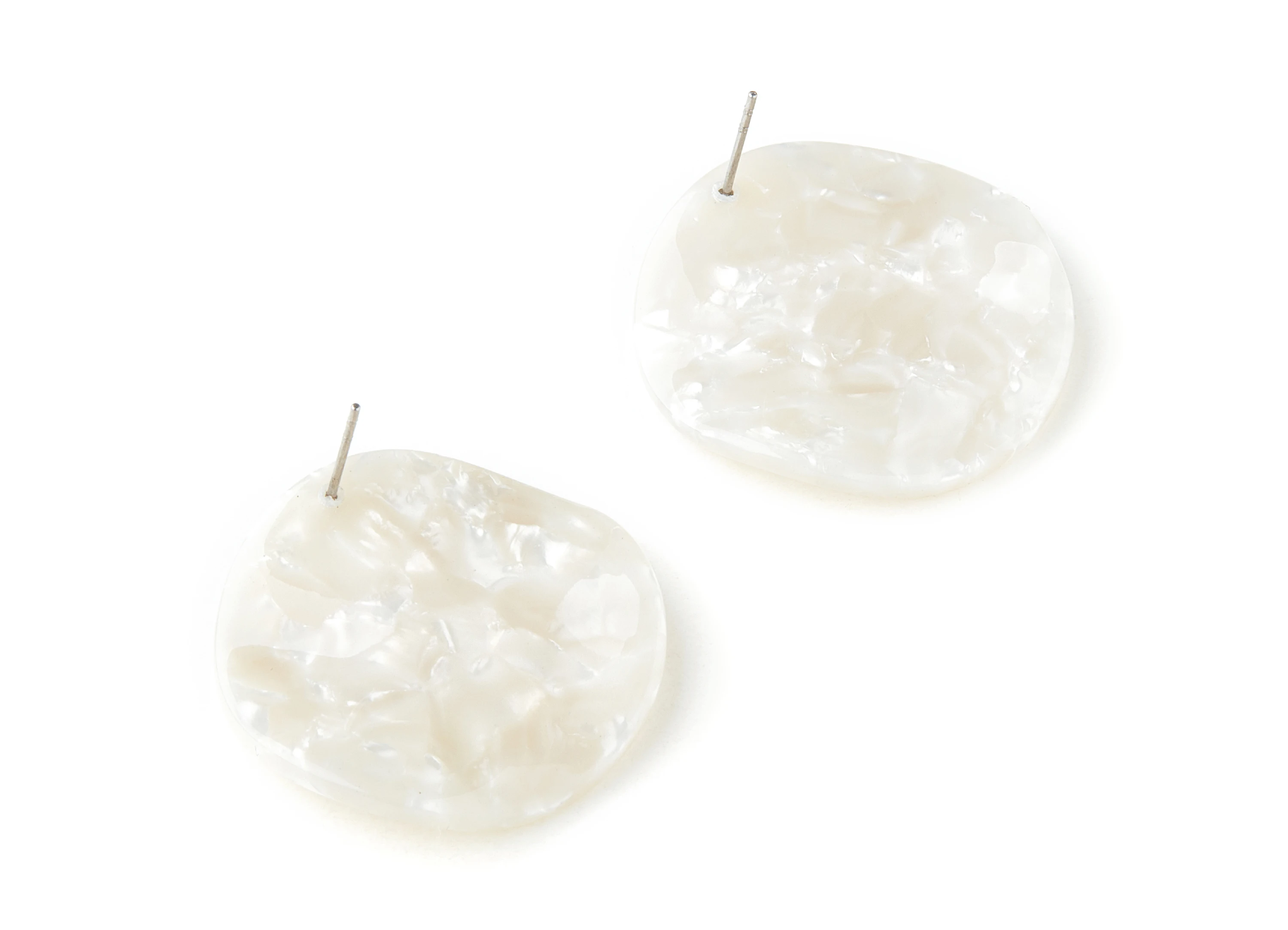 

AcetateAcrylic Earring Stud - Post Charms - circularEarrings - Jewelry accessories - 6pcs/lot - 34 x34mm x3.5mm - AC1015