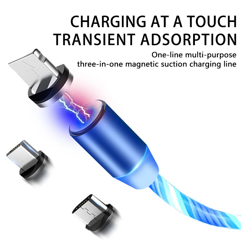 Магнитный USB-кабель NOHON магнитное зарядное устройство Micro Type-C для iPhone XR XS Max X Xiaomi