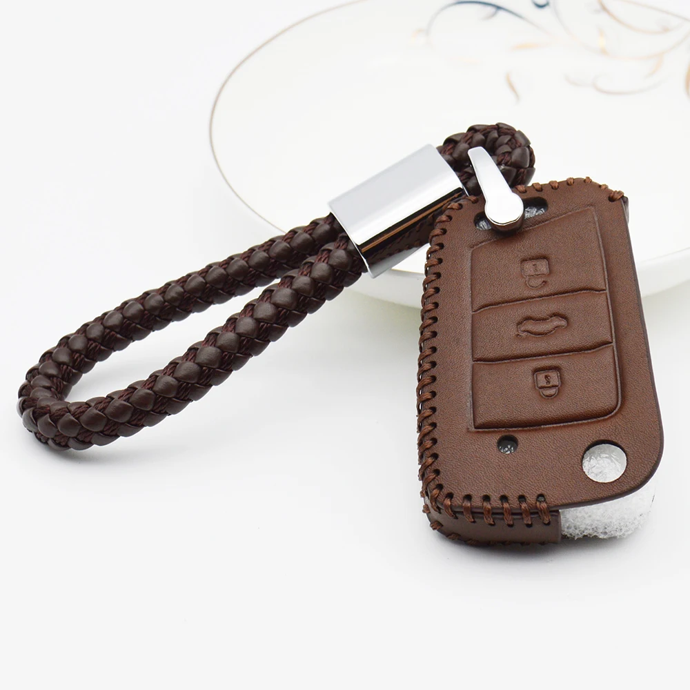 Кожаный чехол для автомобильных ключей на сиденье Ibiza Leon 2 FR Mk3 Cupra Ateca Altea игры в