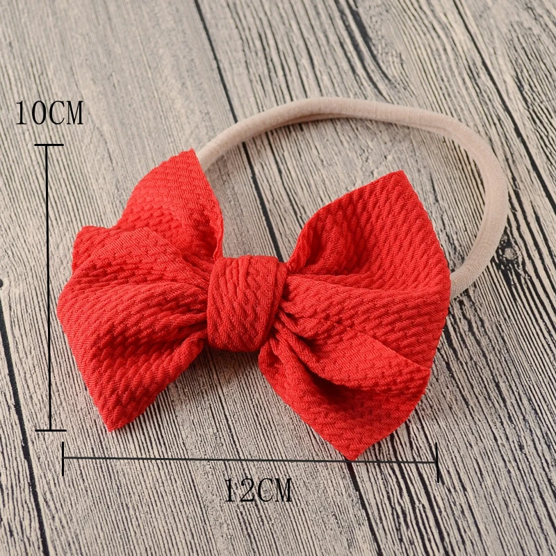 Baby Headband Bow Girl Headbands Toddler Nylon Elastic Hair Accessories Kids Head Band Infant Hairband Newborn photography Props