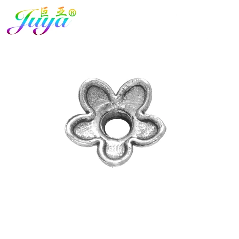 6 мм колпачки для шариков оптовая продажа серебристый цветок под старину Бисер