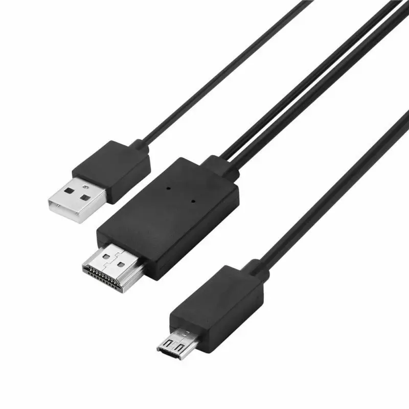 Микро USB к HDMI кабель 1080P MHL HDTV кабель адаптер конвертер для samsung huawei sony htc LG