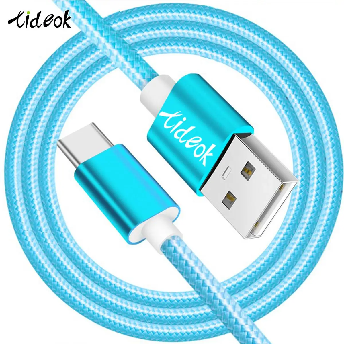 Кабель передачи данных для быстрой зарядки нейлоновый плетеный провод Micro USB