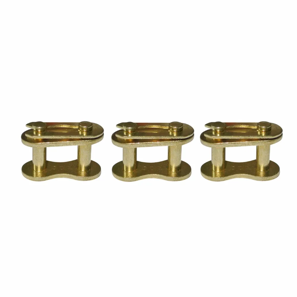 Золотой 420 цепь подключения мастер ссылка для ямы грязи квадроцикл ATV |