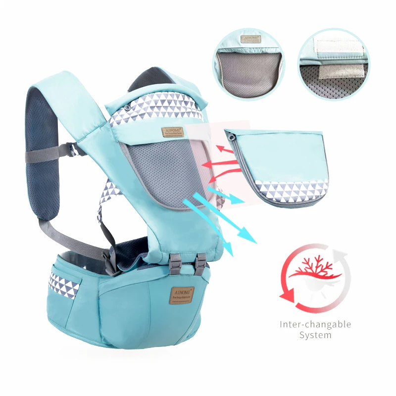 Baby Carrier Breathable Front Facing Baby Carrier Comfortable Kangaroo Baby Wrap Carrier for 0-30months