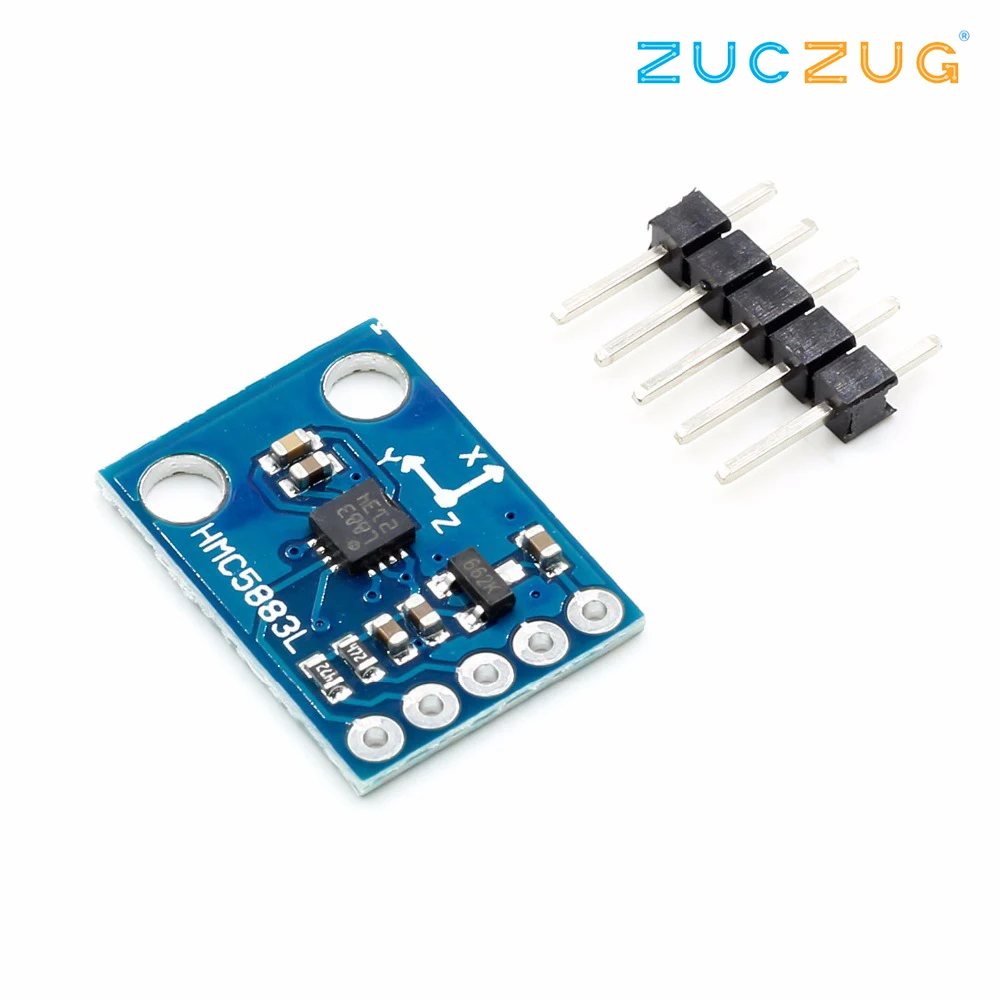 Высокая точность IIC/I2C GY-273 HMC5883L 3-осевой Компас магнитометр сенсор плата модуль