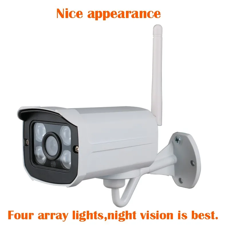 HD 1080P пуля белая IP камера Wifi 2mp Беспроводная Seurveillance Безопасность Мини-веб-камера CMOS Инфракрасная ночного видения Горячая