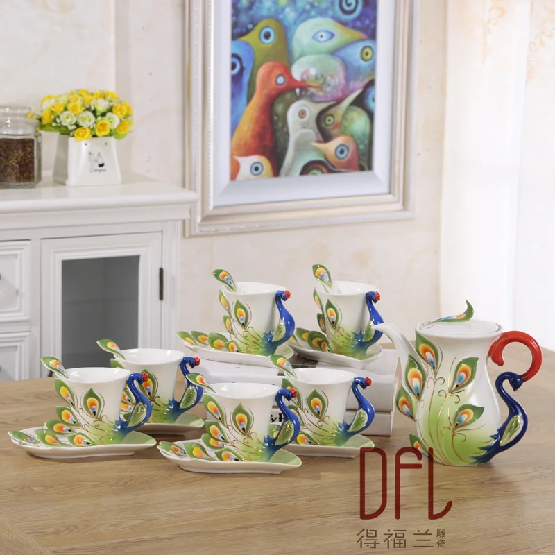 Новинка 2019 стильная эмалированная Фарфоровая чашка для Квик портативная