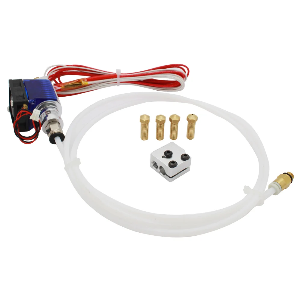 3D принтер J head Hotend с вентилятором 0 4 мм 1 75 v6 прямая нить Уэйд экструдер 6/0 8/1 0/1 2