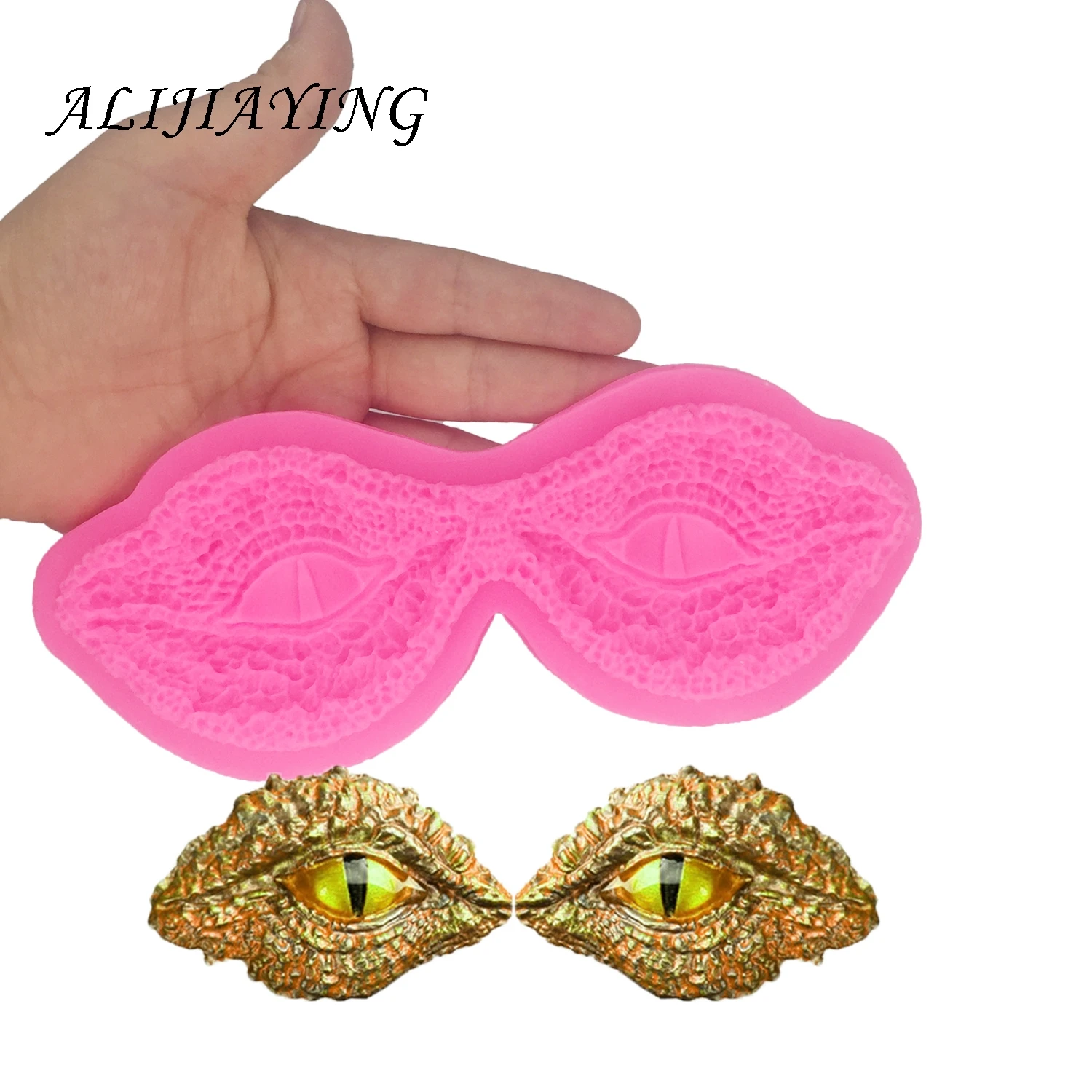 

DIY Dinosaur eyes Fondant Sugarcraft Silicone Mould Cake Decoration Tools Baking chocolate Polymer Clay Resin Mold D1400