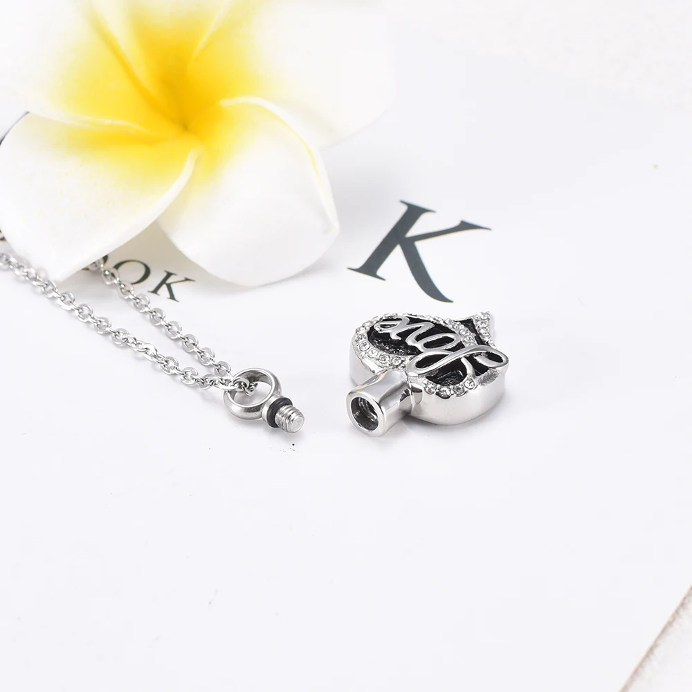IJD7173 360 л нержавеющая сталь любовь и сердце форма кристалл урна кремации ожерелье