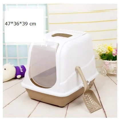Полностью закрытый кошачий песочный умывальник Размер ванной: 47*36*39 см|cat bathroom|sand