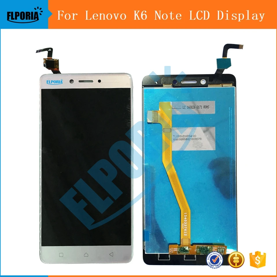 Для Lenovo K6 Note ЖК дисплей с сенсорным экраном дигитайзер в сборе оригинальные