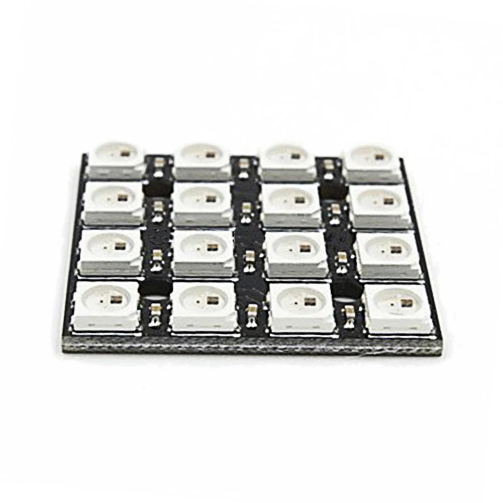6x8 см WS2812B 16 бит 4*4 полноцветный 5050 RGB светодиодный светильник Панель для Arduino