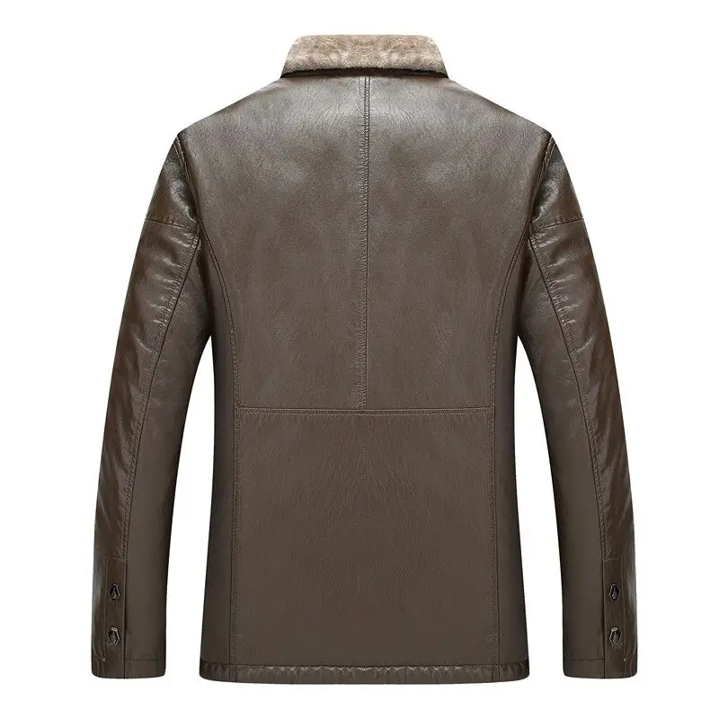 Зимние мужские пальто из натуральной кожи 10XL 8XL куртка пилот свиной шкуры