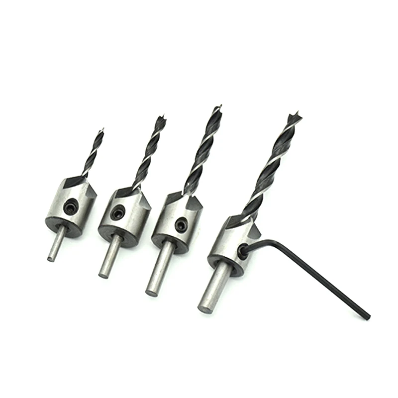 8 шт. зенковки Бурильные долото комплект бурения фаски конце