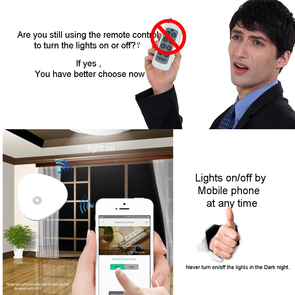 WOFEA Smart V10 wifi домашняя система охранной сигнализации с двухсторонним дверным датчиком с открытым и закрытым уведомлением о сообщениях управление приложением