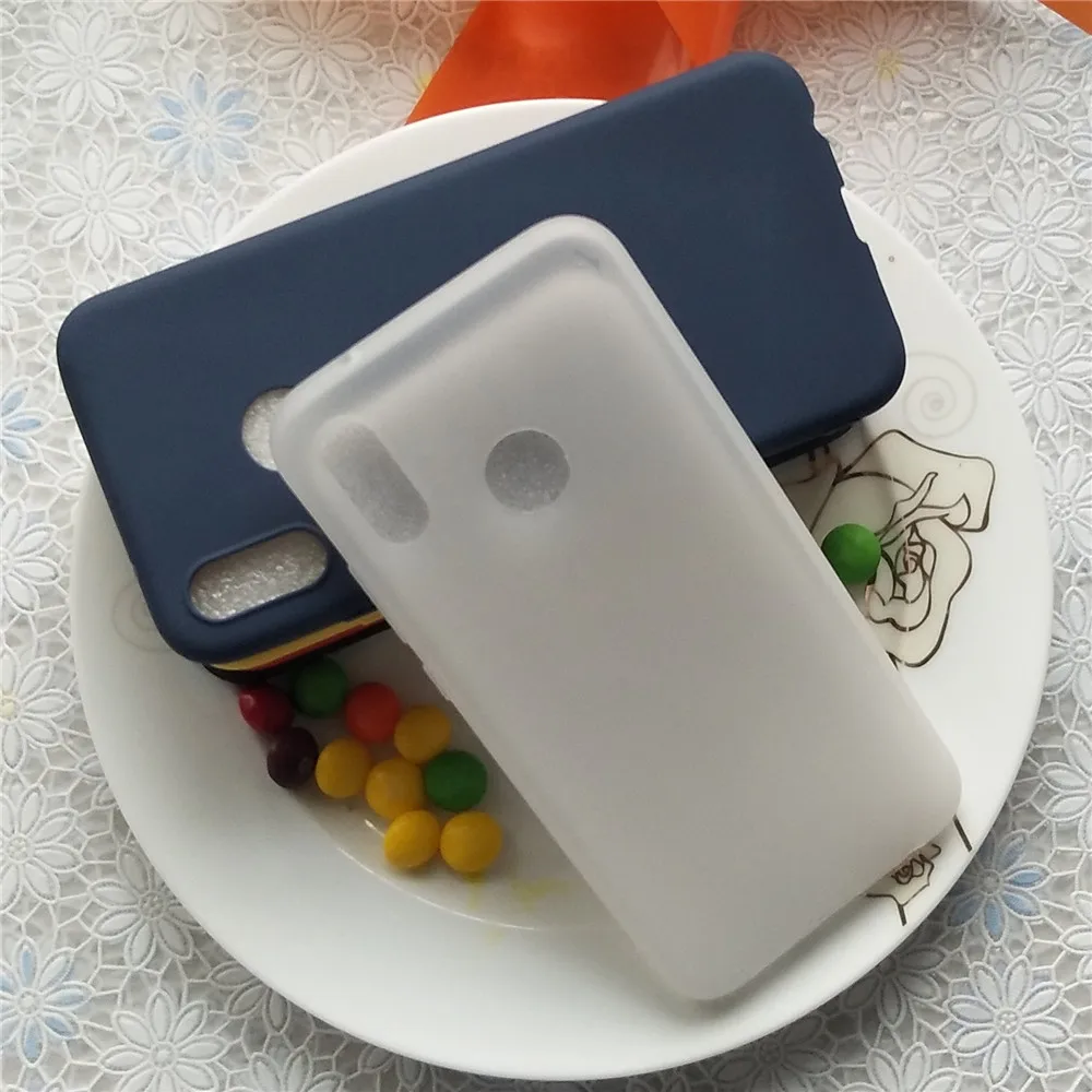Цветной Мягкий ТПУ чехол Macarons для Huawei P20 Lite 5 84 '' высококачественный яркий с