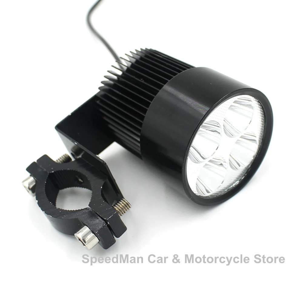 12V-85V 20W Black External LED Headlamp CS-050B1 For Motorcycle Car E-bike 4 Lamps Spotlight | Автомобили и мотоциклы