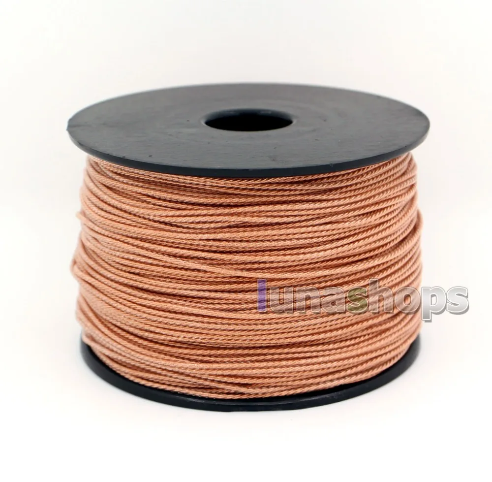 LN006421 T серия 10 м 54*0,06 мм 7N OCC диаметр: 1,3 мм наушники оптом провод для DIY кастомные наушники кабель