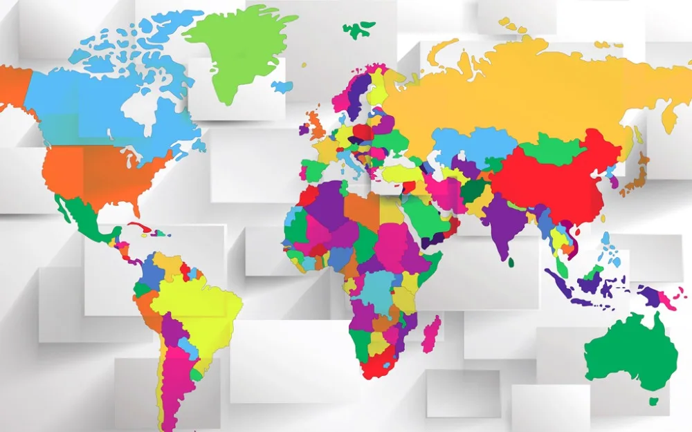 

Bedding room 3D Curtains Color map Home Decor Living Room Natural Art Home Decoration