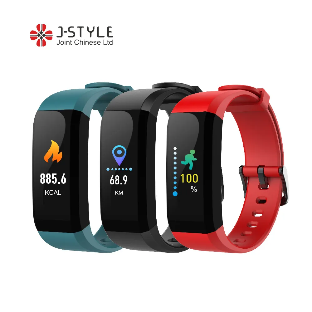 Оригинальный J-style Смарт-часы браслет Bluetooth монитор сердечного ритма | Электроника