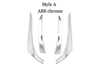 Style A Автомобильные аксессуары, задний светильник, Накладка для Mitsubishi Outlander, задний светильник, рамка, наклейка для автомобиля - Цвет: Style A