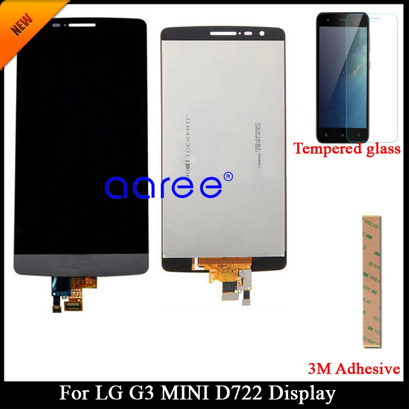 Протестированный ЖК-дисплей для LG G3 Mini ЖК-дисплей для LG G3 mini G3S D722 D724 ЖК-экран сенсорный дигитайзер сборка