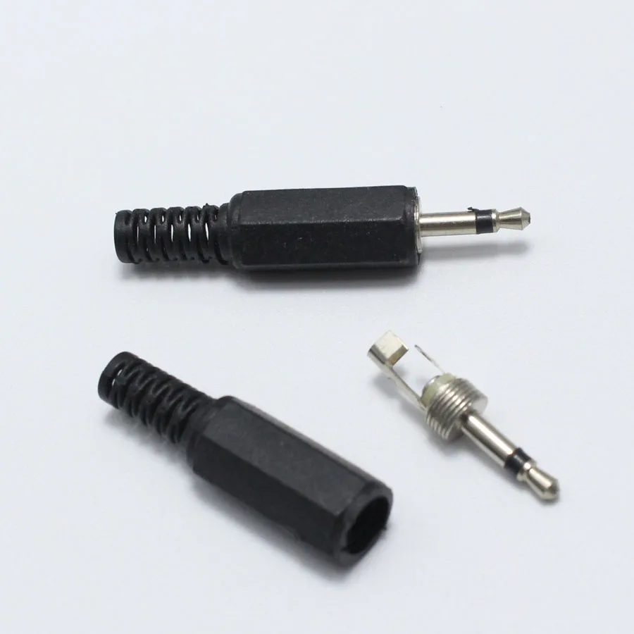 4pcs 2.5mm DC Power Plug 2.5 2Pole Mono Audio Plugs Welding Type Microphone Adapter Connector | Обустройство дома