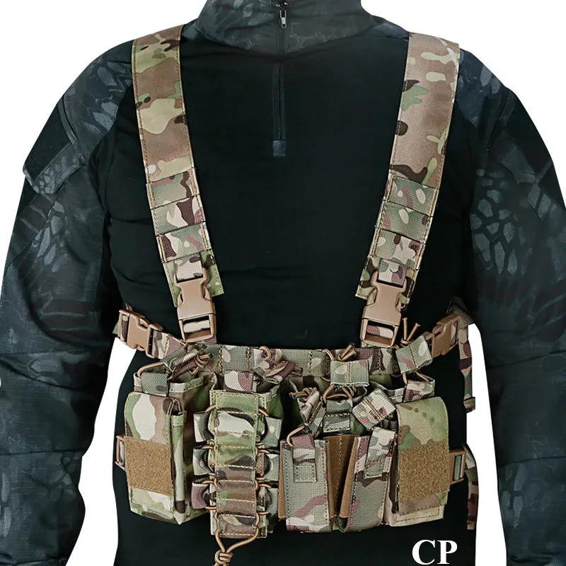 CP Tactifans D3 груди пластина для снаряжения Перевозчик тактический жилет с винтовка M4 5,56 AK 7,62X39 один двойной пистолет крыльями GP вещи мешки - Цвет: CP