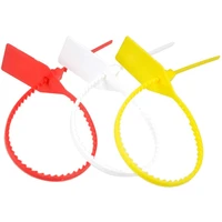 hot sale 50pcslot 350mm length plastic tightening security wire seals padlock cable tightener ties seal lock for cargo