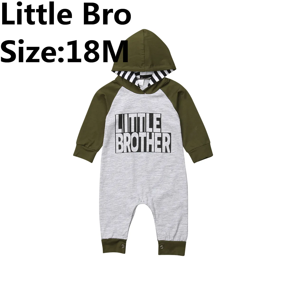 Size 18M Коллекция года, Повседневная теплая хлопковая одежда Детские толстовки с капюшоном для маленьких мальчиков комбинезон с капюшоном для маленьких мальчиков, топы, одежда для мальчиков осенняя одежда От 0 до 6 лет - Цвет: Size 18M