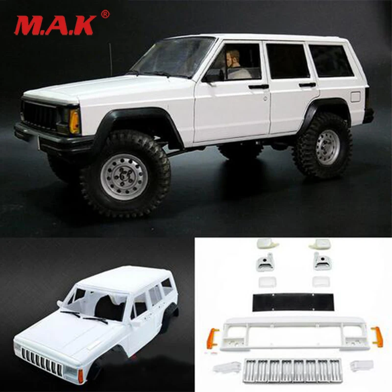 Автомобильные запчасти RC 1/10 весы Рок Гусеничный тела супер скорость D90 жесткий пластиковый корпус белый корпус интерьеры системы комплект 4WD аксессуары