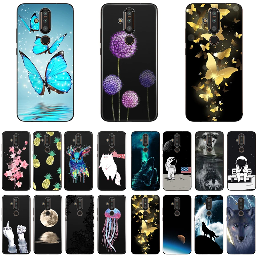 Чехол для Nokia X71 2019 8 1 plus Силиконовый ТПУ чехол телефона X 71x71 | Мобильные телефоны и