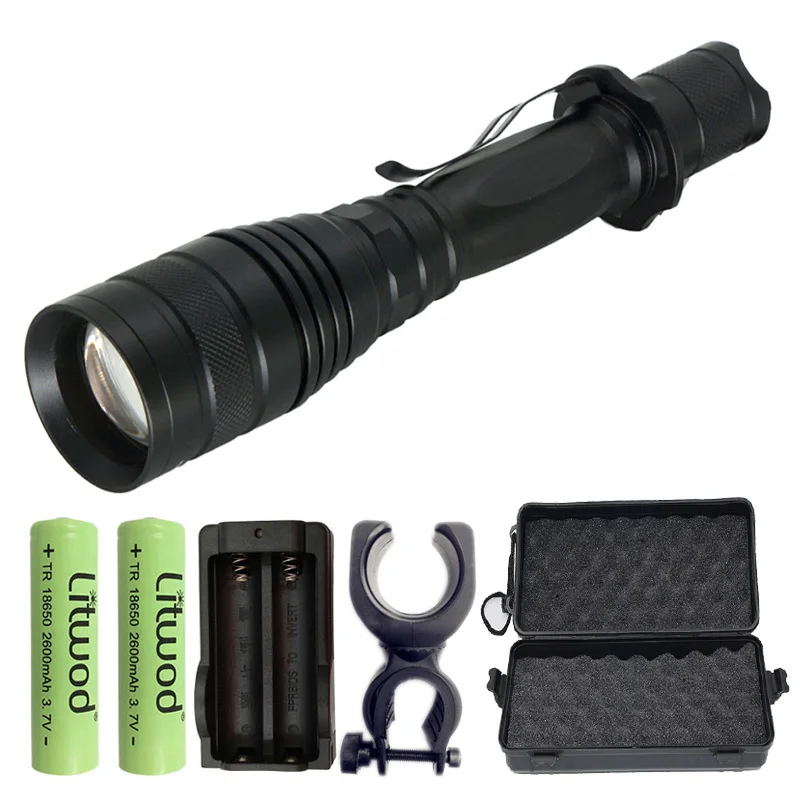 Option D Litwod Z30P75 CREE XLamp XHP70.2 XHP50 чип 3200lm зум-объектив 18650 Мощный тактический светодиодный фонарь - Испускаемый цвет: Option D