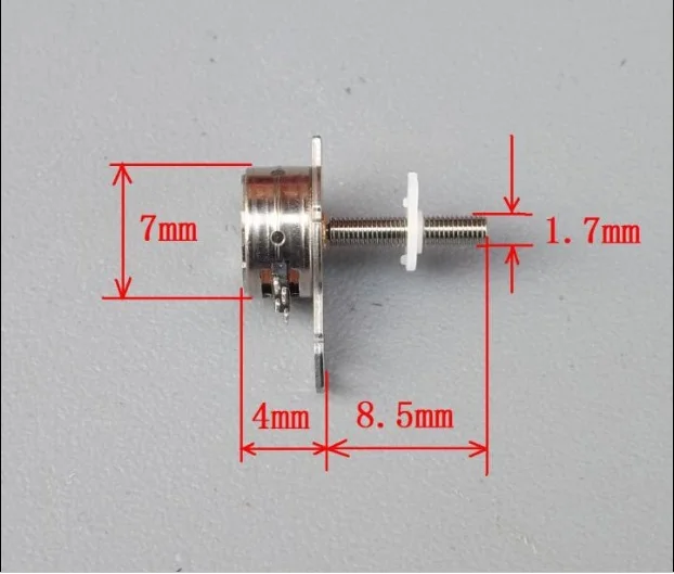 Шаговый двигатель: 7 мм/2 фазы/4 провода/мини/со слайдером/5 В lzx | Обустройство дома