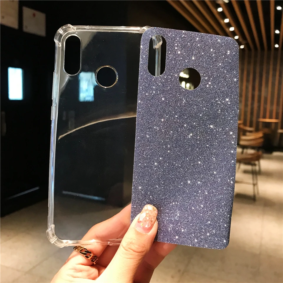 Блеск анти-шок силиконовый мягкий чехол для задней крышки huawei P20 Lite P10 Коврики 20 Pro