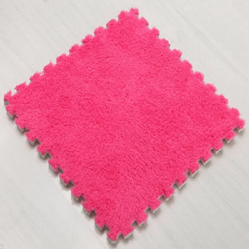 1 шт. мягкий блокирующий пенный Напольный пазл игровой коврик замшевая Подкладка