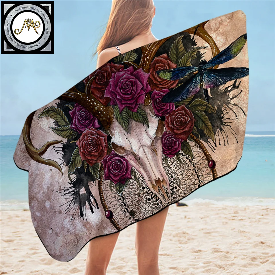 Полотенце для ванной комнаты с рисунком из мультфильма Ловец снов от Sunima mystyart