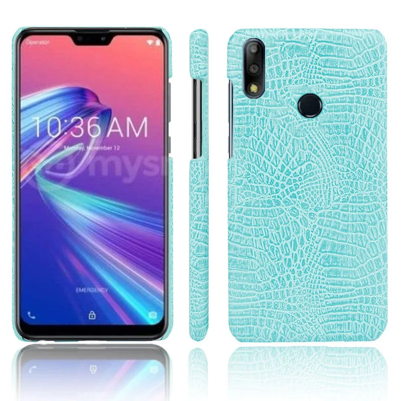 Ультратонкий защитный чехол из мягкой искусственной кожи для Asus Zenfone Max Shot ZB631KL